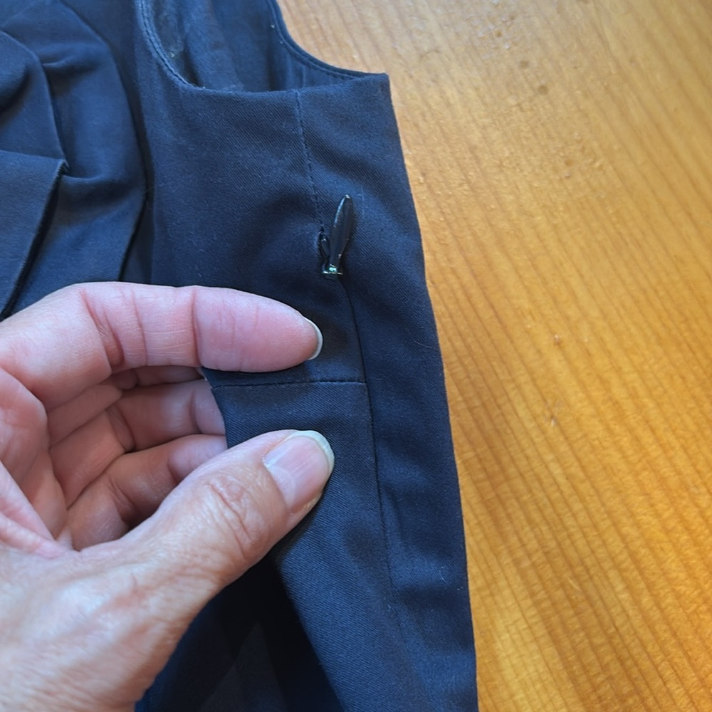 BODEN 8 Navy Blue Beautiful Bow Shift Dress - Picture 8 of 9